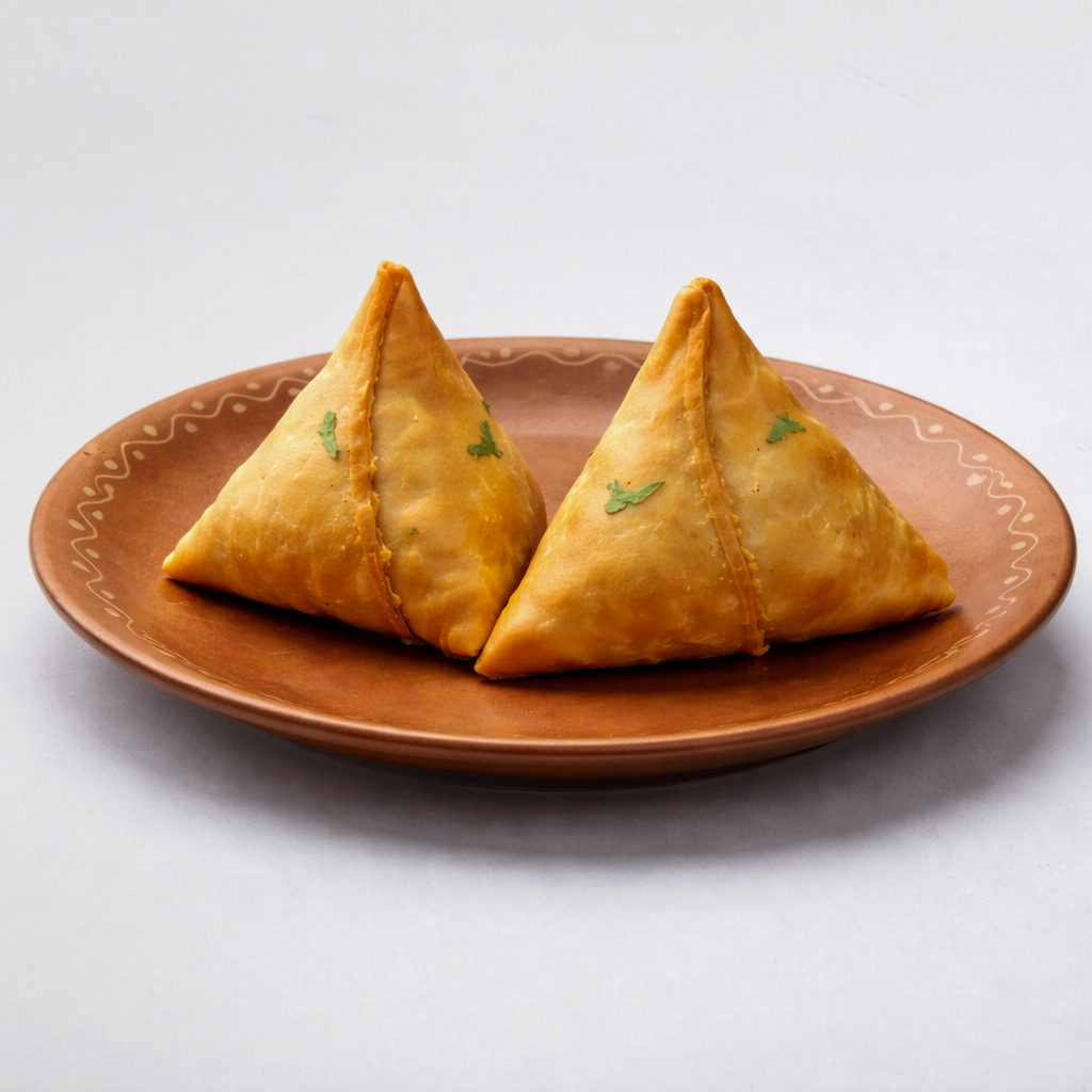 Vegetable Samosa (2 Pieces).