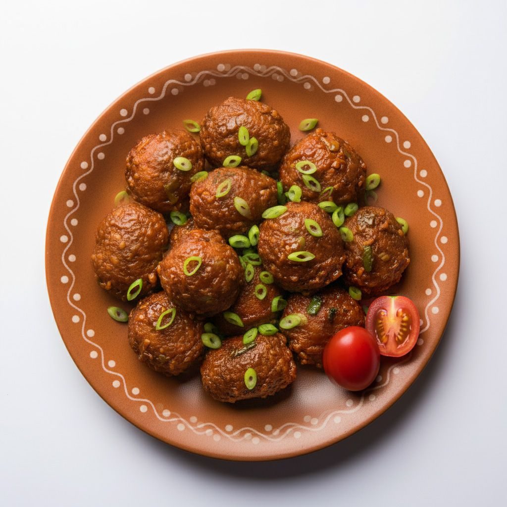 Veg Manchurian.