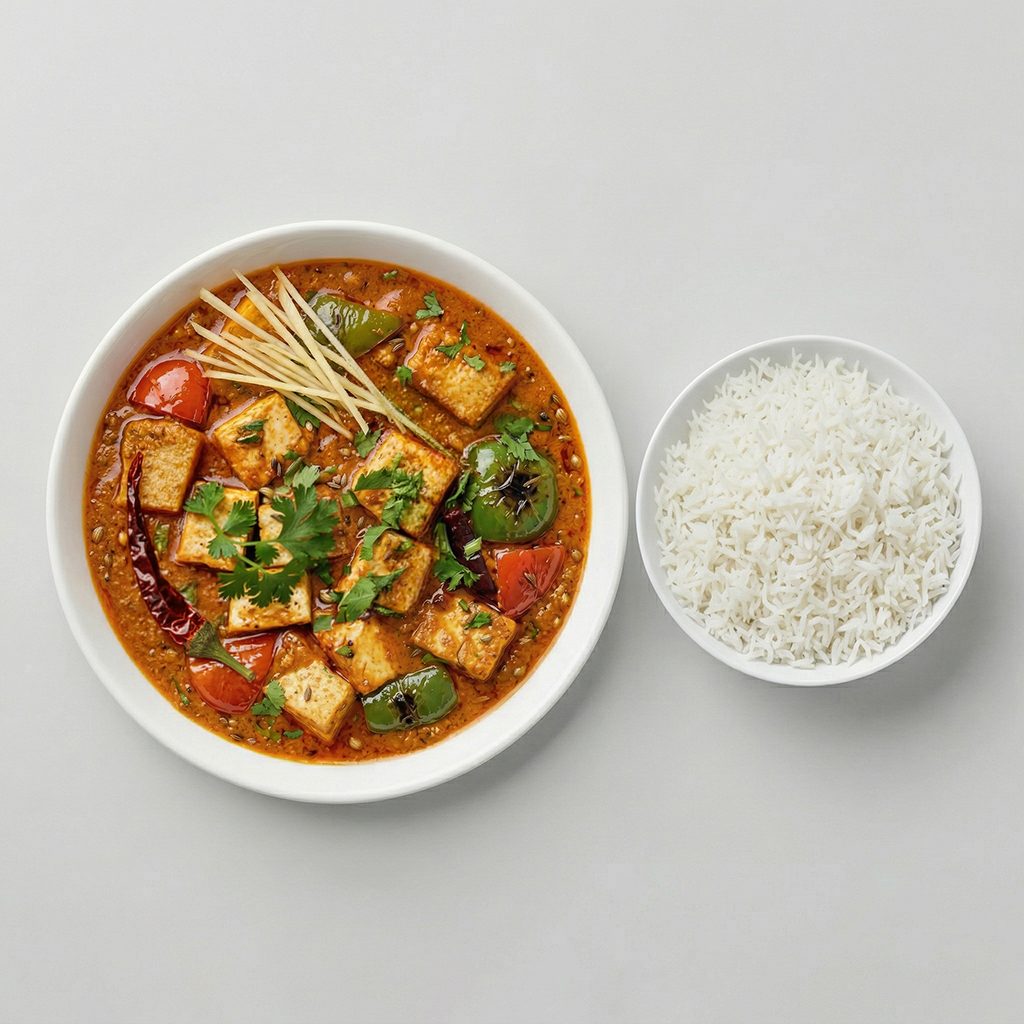 Kadhai Paneer.