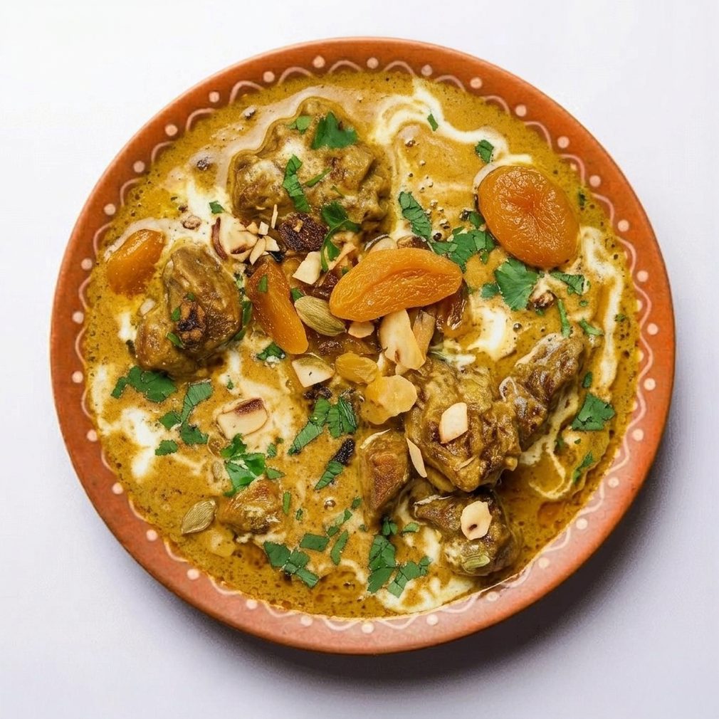 Apricot Lamb Korma.