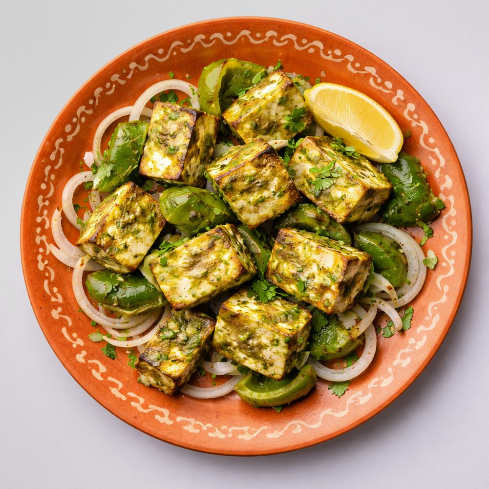 Bhatii Ka Hariyali Paneer.