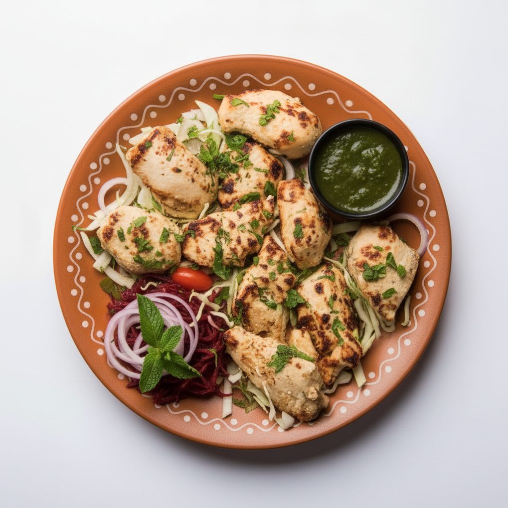 Malai Chicken Tikka.