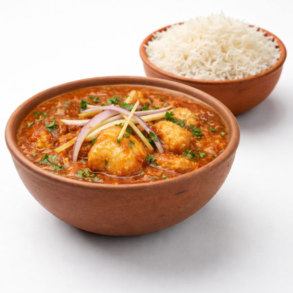 Deghi Kadhai Chicken.